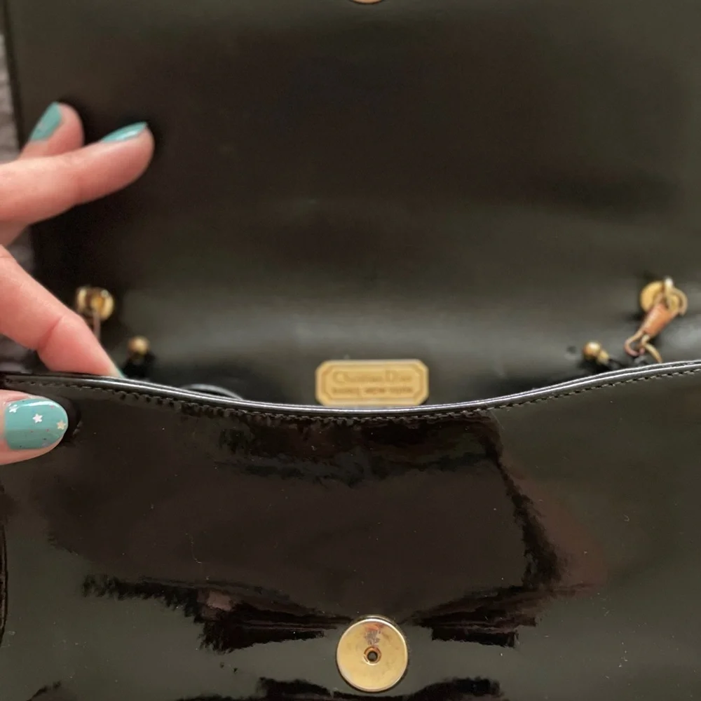 Black vintage clutch - Picture 4 of 8